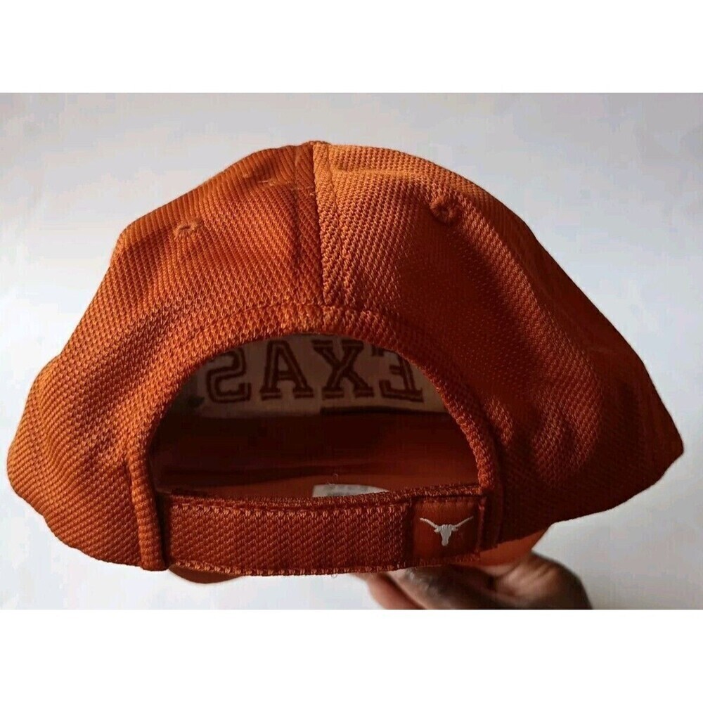 Texas Longhorns Hat Adjustable Orange College Football Embroidered Logo - Picture 4 of 8